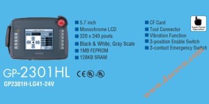Màn hình cảm ứng HMI Proface cầm tay GP2301H-LG41-24V, 5.7 Inch, đen trắng