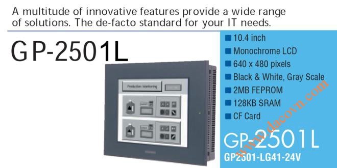 Màn hình cảm ứng HMI Proface GP2501-LG41-24V, 10.4 Inch, đen trắng